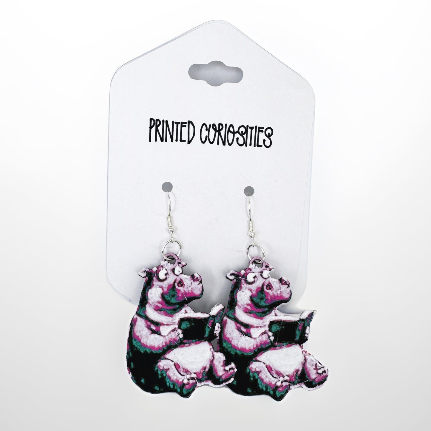 Hippo Earrings - Lightweight & Unique Jewelry
