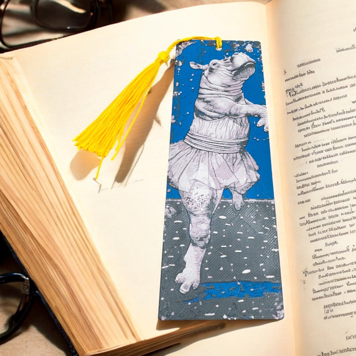 Ballet Hippo Bookmark