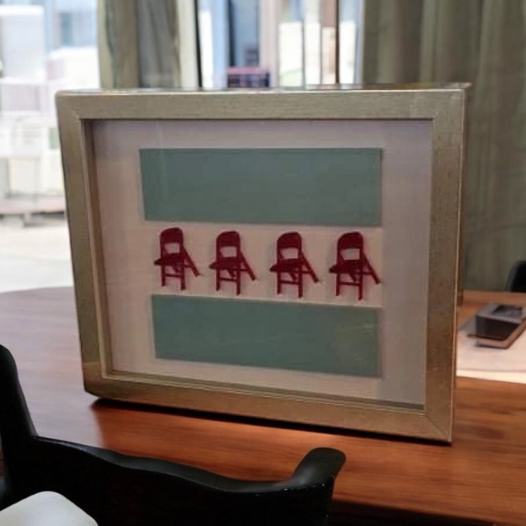 Chicago Dibs Chair City Life Wall Art