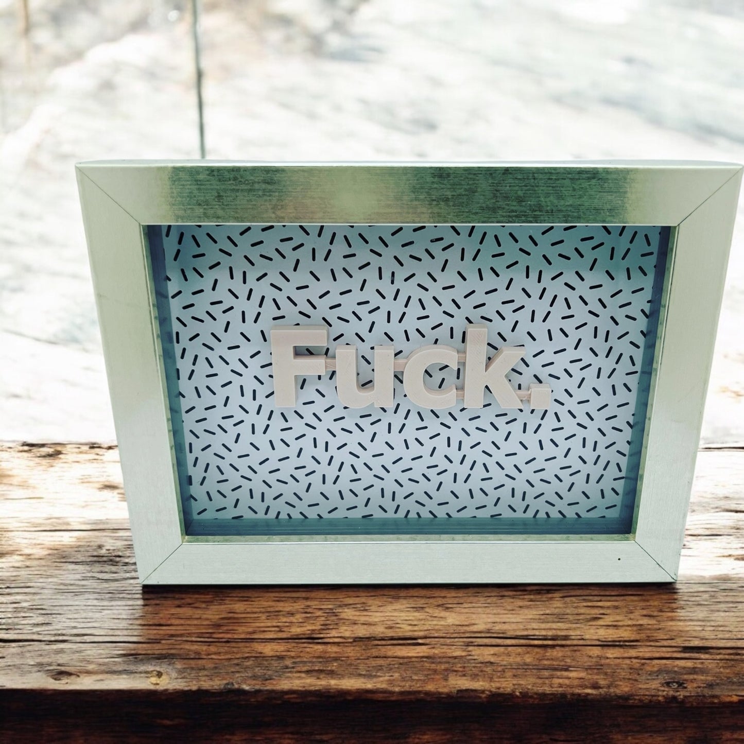 Fuck wall art