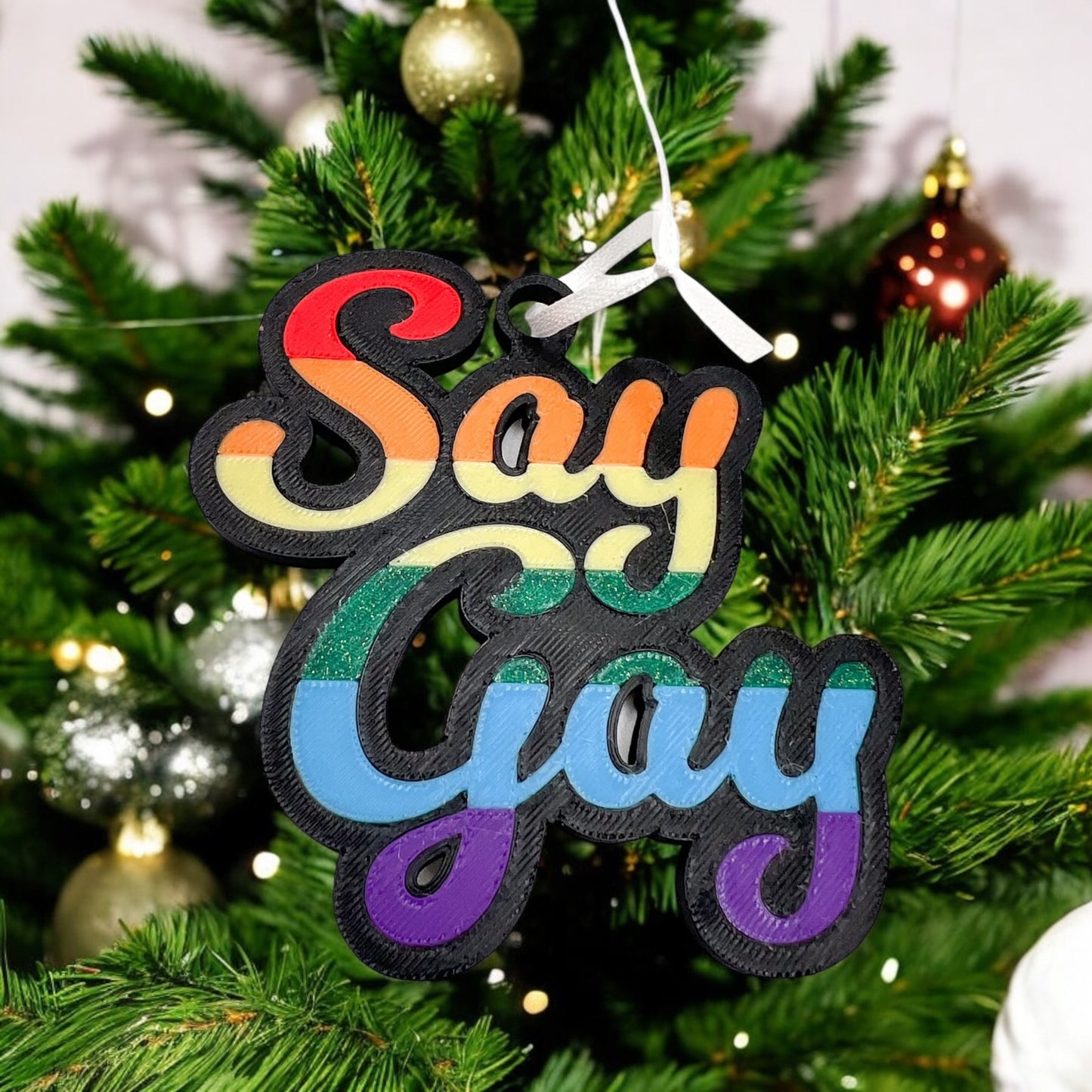 Say Gay ornament